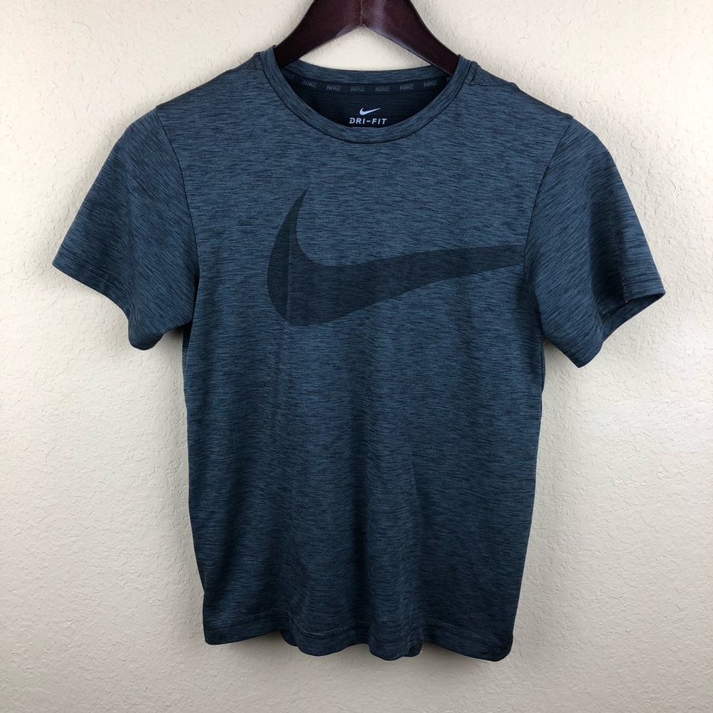 Nike Boys Dri Fit Tshirt, Gray Large - Picture 2 of 9